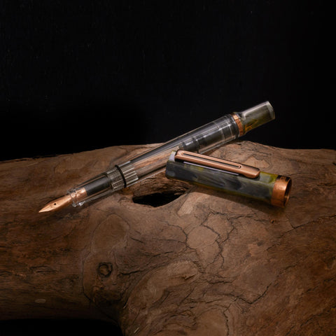 TWSBI Eco Fountain Pen, Serpentine + Bronze