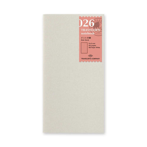 TRAVELER'S notebook, Regular Size, 026 - Dot Grid Notebook
