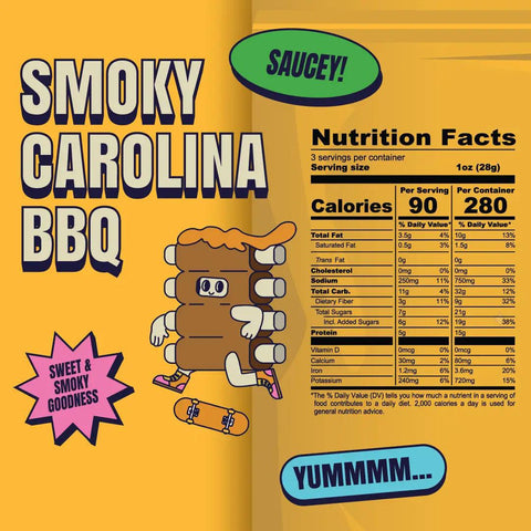 Vegan Smoky Carolina BBQ Jerky