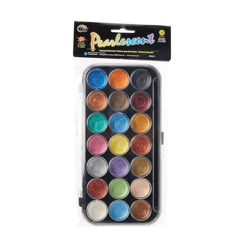 Niji Pearlescent Watercolors, 21 Color Set