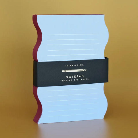 Wavy Shaped Notepad