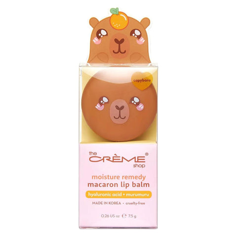 Capybara Tangerine Macaron Lip Balm