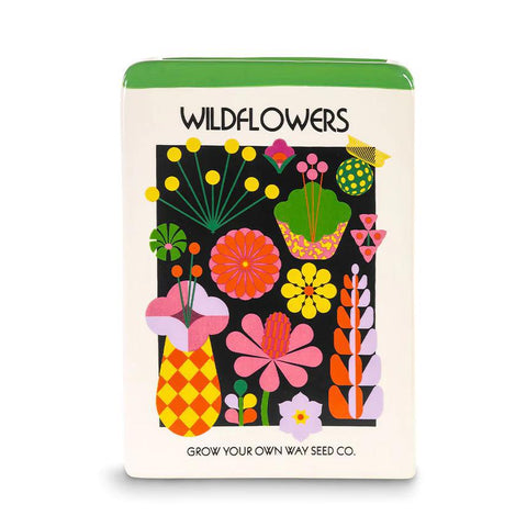 Wildflower Seeds Vase