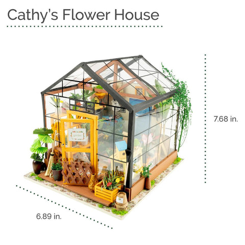 Cathy's Flower House DIY Miniature Kit