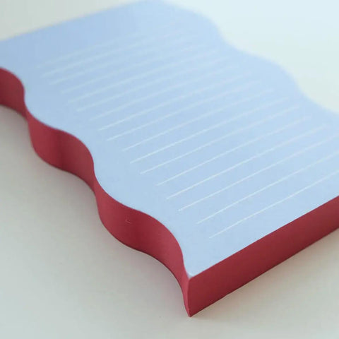 Wavy Shaped Notepad