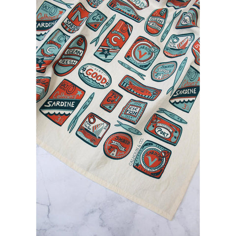Sardines Tea Towels