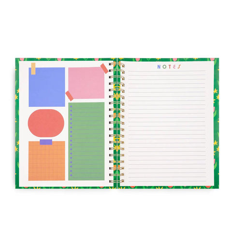 Green Tulips Softcover 2025 Planner