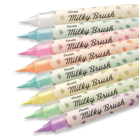 Milky Brush Pens