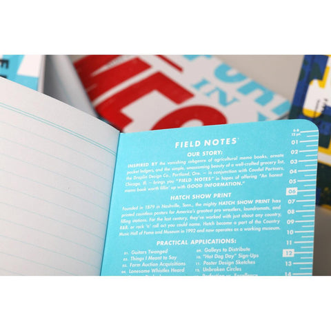 Hatch Show Print Field Notes