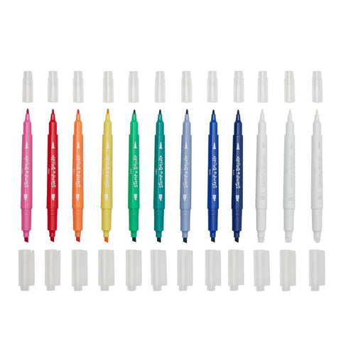 Stamp-a-Doodle Double-Ended Marker Set
