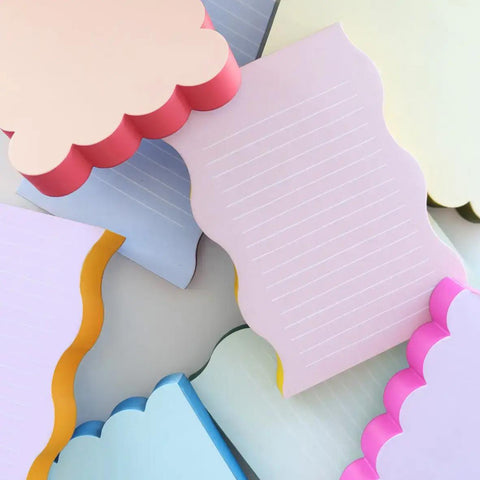 Wavy Shaped Notepad