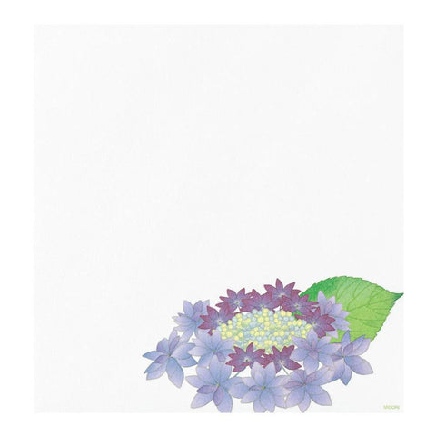 Hydrangea Square Letter Pad