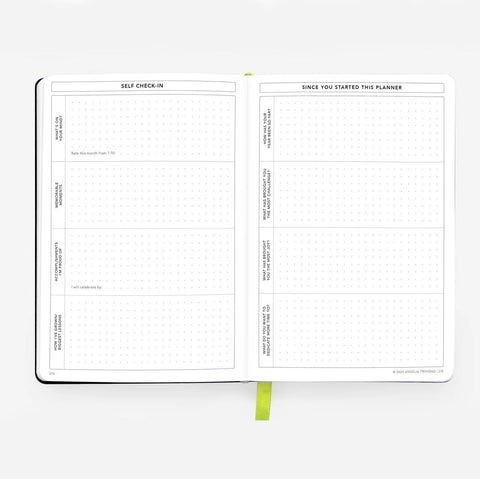 Moss Green Daily Undated Planner