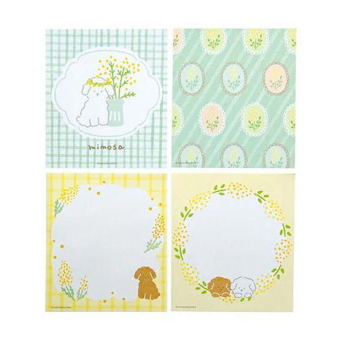 Fluffy Mimosa Memo Pad