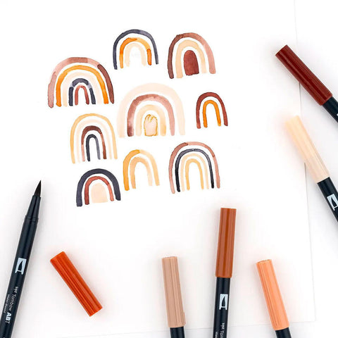 Portrait Dual Brush Pens, Set of 10