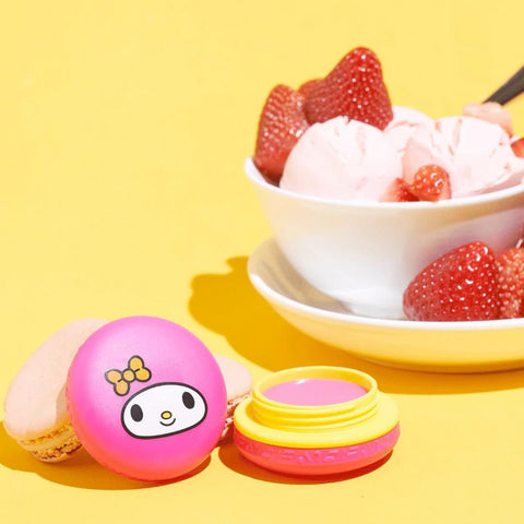 My Melody Macaron Lip Balm, Strawberry Ice Cream