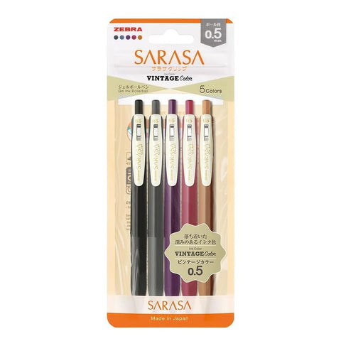 Sarasa Vintage Gel Pen Set #2
