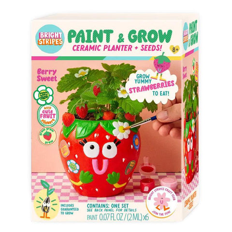 Paint + Grow Strawberry Planter Kit