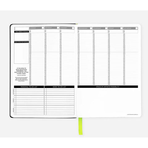 Rainbow Prisma Weekly Undated Planner