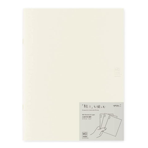 MD Light A4 Lined Notebooks, Pack of 3