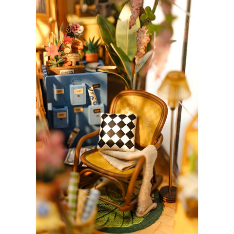 Garden House Book Nook DIY Miniature Kit
