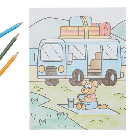 Movin' + Shakin' Color-in' Book