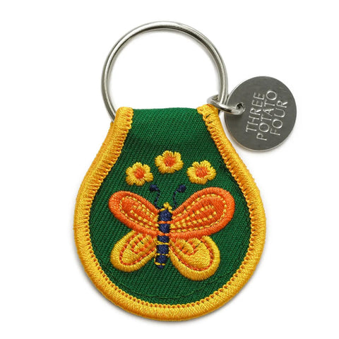 Butterfly Patch Keychain