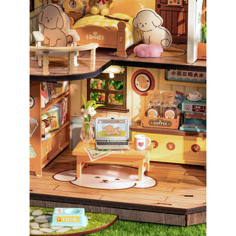 Puppy's Cozy Villa DIY Miniature Kit