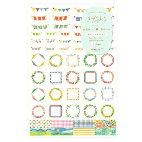 Yuru Log Decorations Sticker Sheet