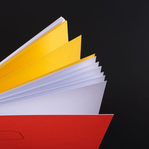 Fluo Orange Soft Cover A4 Notebook