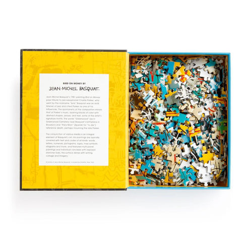 Basquiat Bird on Money 500 Piece Book Puzzle