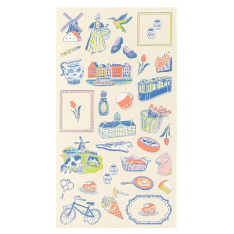 Dutch Motifs Sticker Sheet