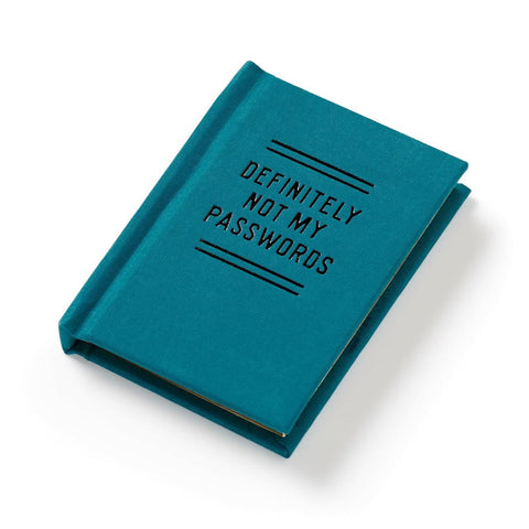 Definitely Not My Passwords Tiny Password Diary