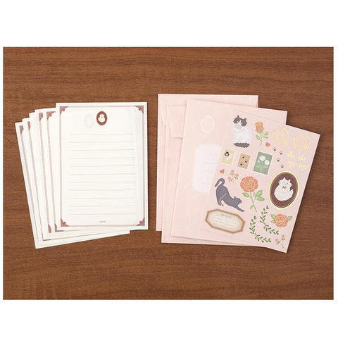 Collage Cat Letter Set