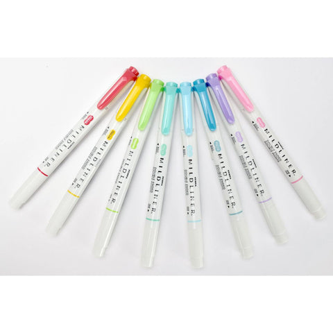MILDLINER Dual-Tip Creative Highlighters, Set of 8 Colors