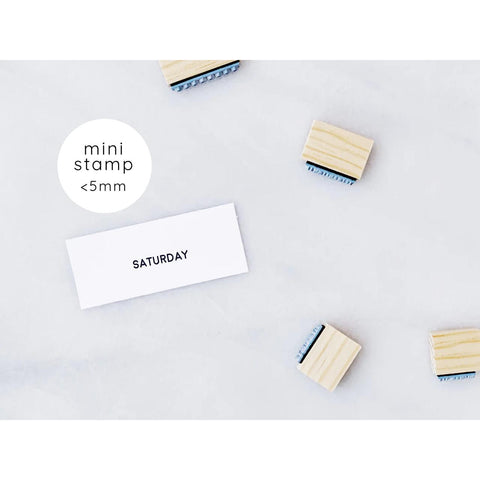 Days of the Week Mini Stamp Set