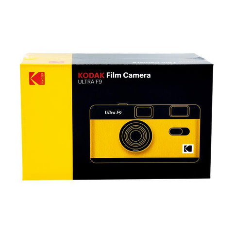 Kodak Ultra F9 35mm Film Camera with Flash, Yellow