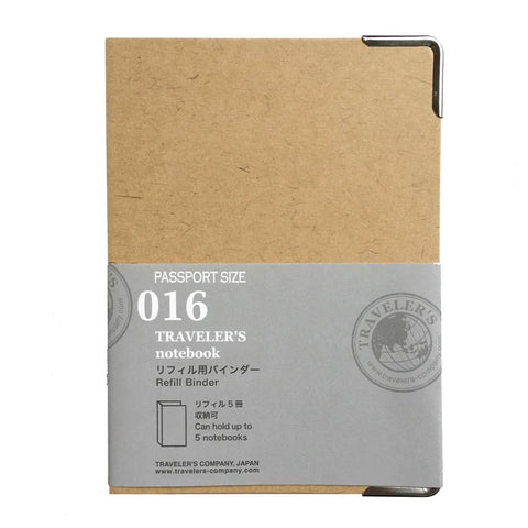 TRAVELER'S notebook, Passport Size, 016 - Refill Binder
