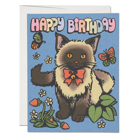 Siamese Birthday Card