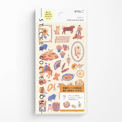 Spanish Motifs Sticker Sheet
