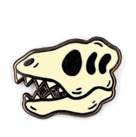 T-Rex Skull Enamel Pin