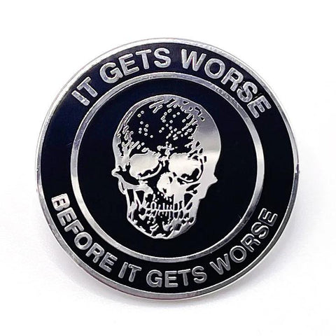 Worse Enamel Pin