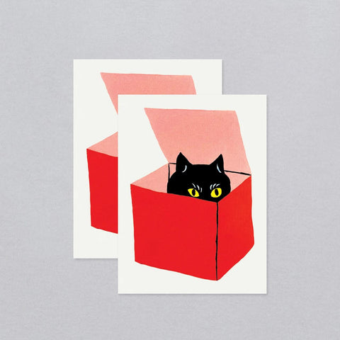 Cat in a Box Tattoos