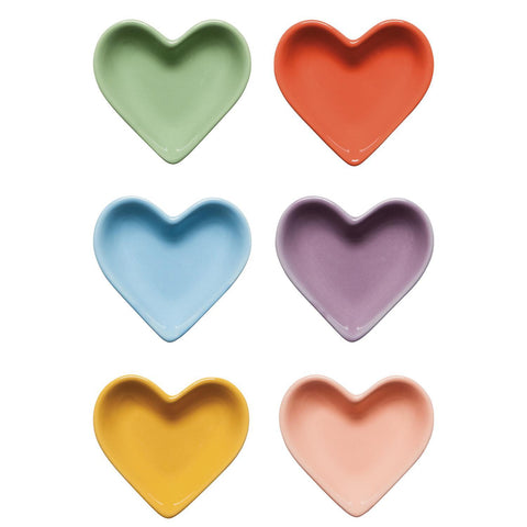 Color Parade Heart Pinch Bowls