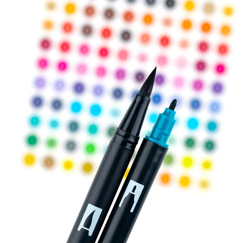 Tropical Dual Brush Pens, Set of 10