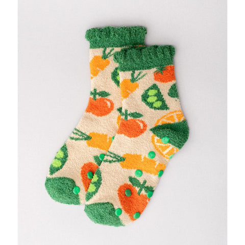 Veggies Cozy Grip Socks