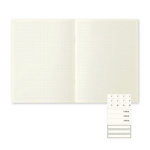 MD Light A4 Grid Notebooks, Pack of 3