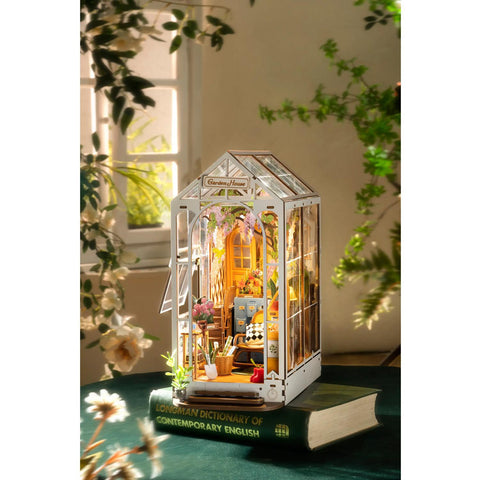Garden House Book Nook DIY Miniature Kit