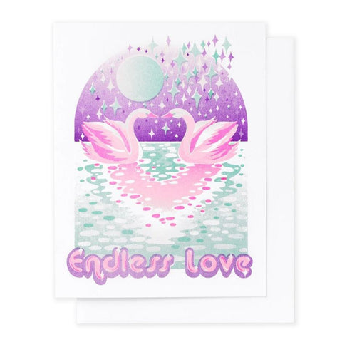 Endless Love Swans Card