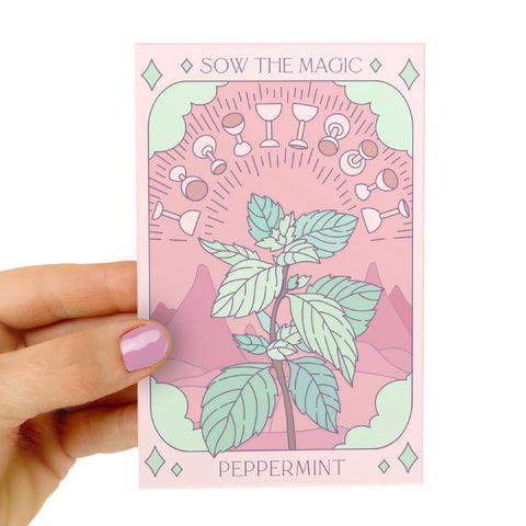 Peppermint Tarot Seed Packet